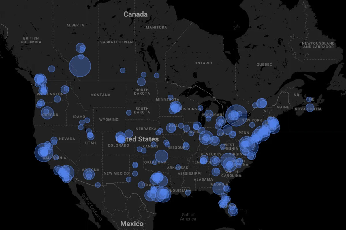 GeoDrops AI is trained on over 3million hours of ground truth soil sensor data all over North America.